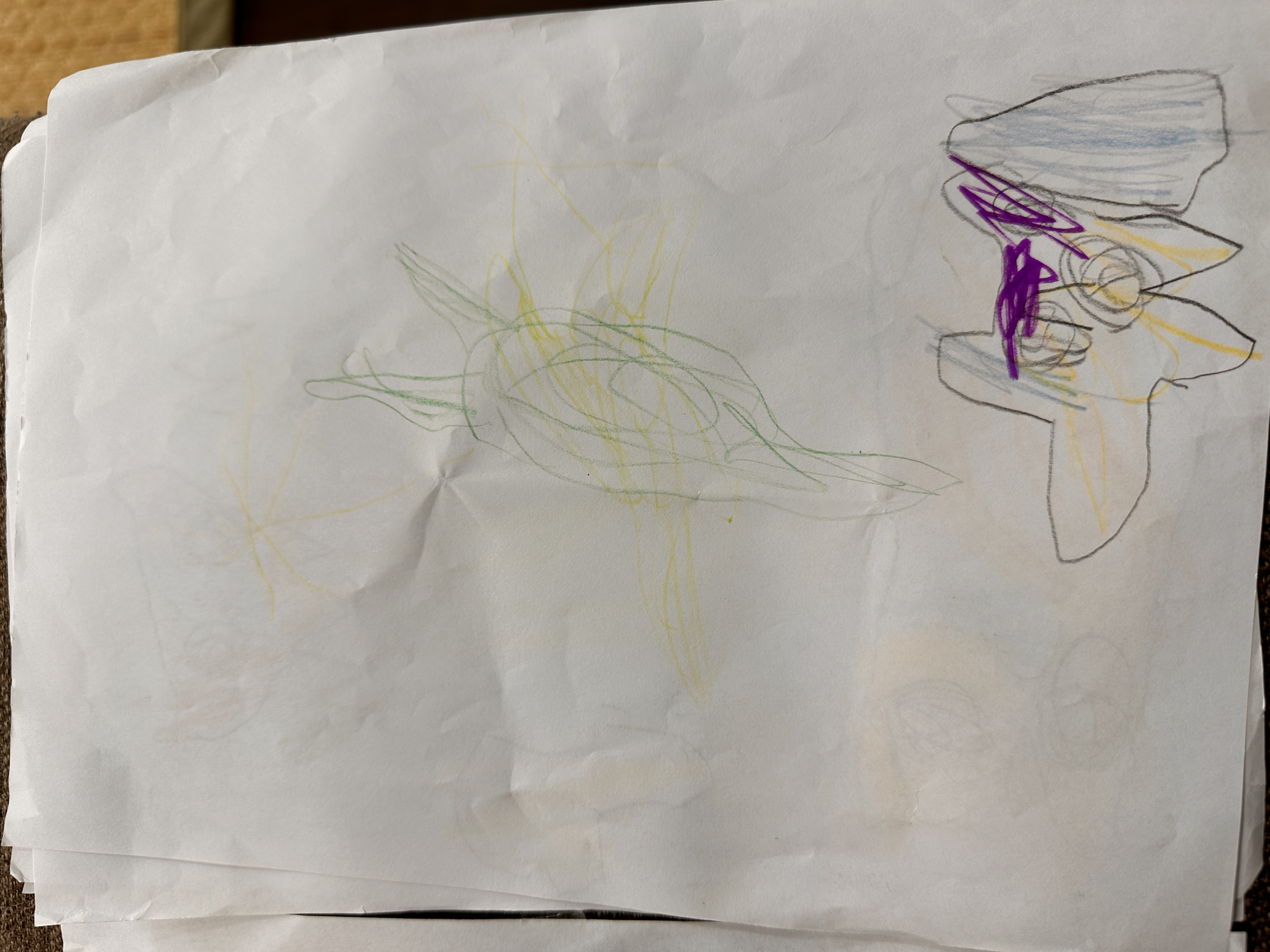 Original drawing of a vehicle