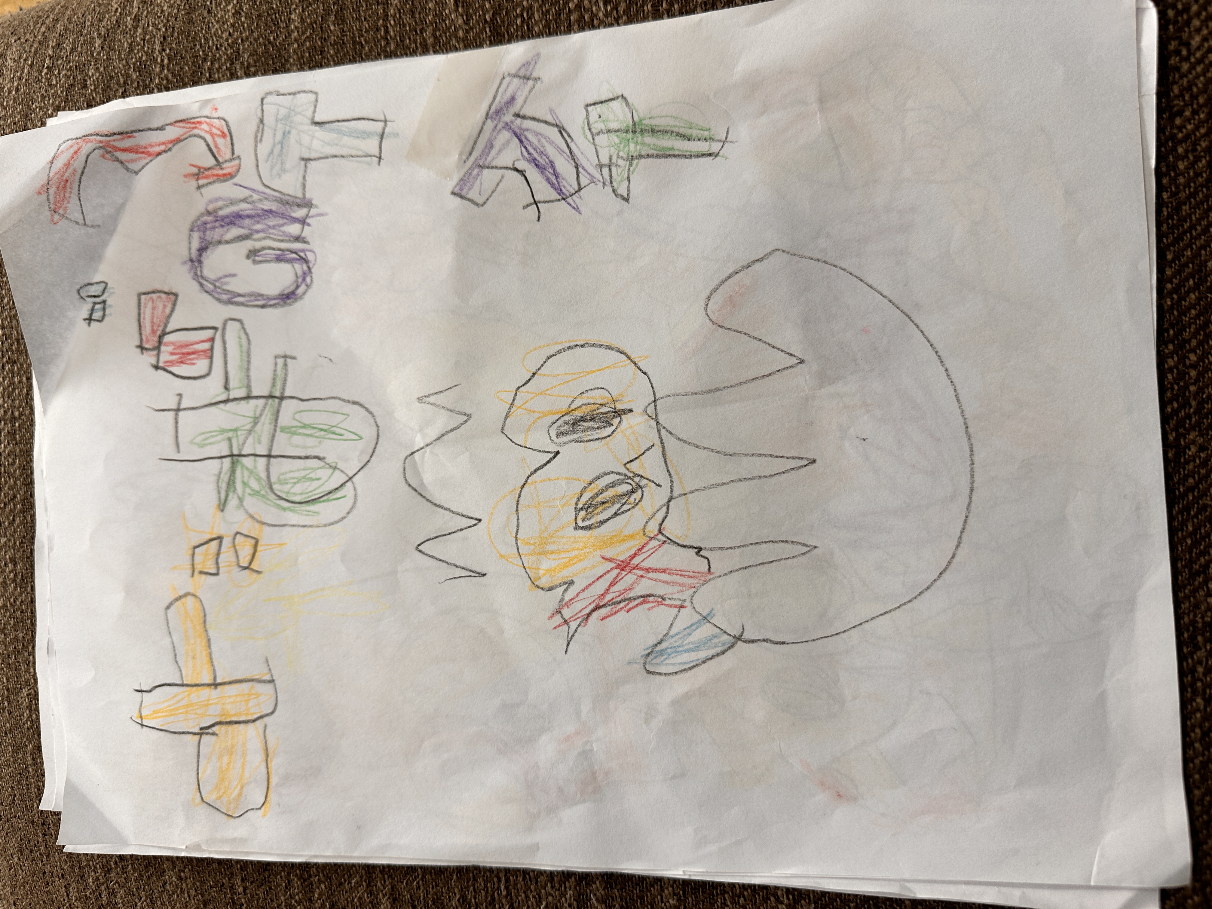 Original drawing of a monster
