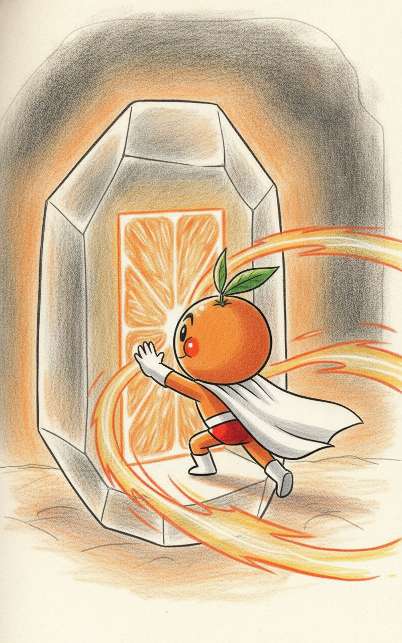 The door of orangeness